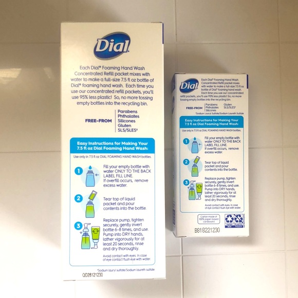 DIAL Foaming Hand Wash Starter Kit plus Refill box - Picture 2 of 4